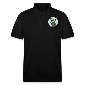 You nailed it! You did it! - Stanley/Stella Unisex Organic Polo Shirt PREPSTER - black - Front - Roxy (174cm) & Andy (188cm)