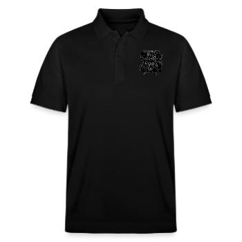 Face line black - Stanley/Stella Unisex Organic Polo Shirt PREPSTER - black - Front - Roxy (174cm) & Andy (188cm)