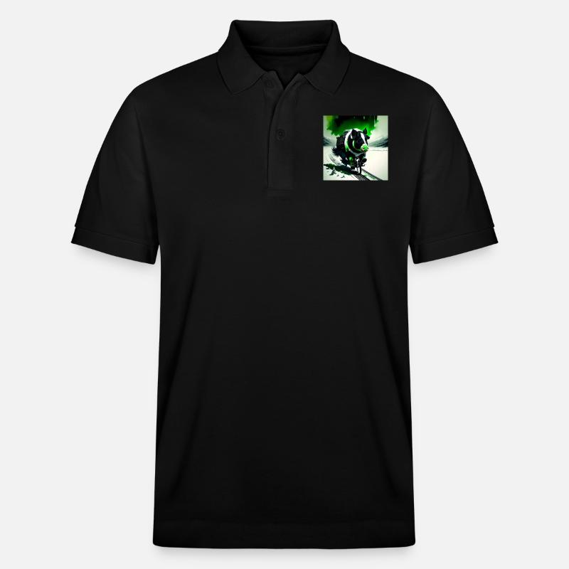 Le cochon vert - Polo PREPSTER bio Stanley/Stella Unisexe - noir