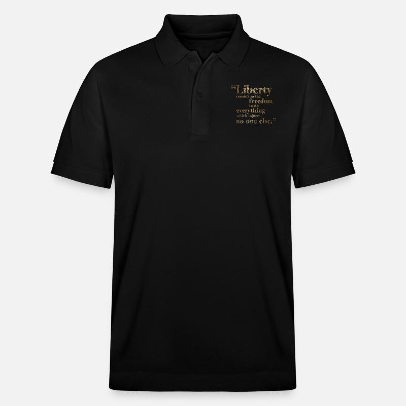 Droits de l’homme - Polo PREPSTER bio Stanley/Stella Unisexe - noir