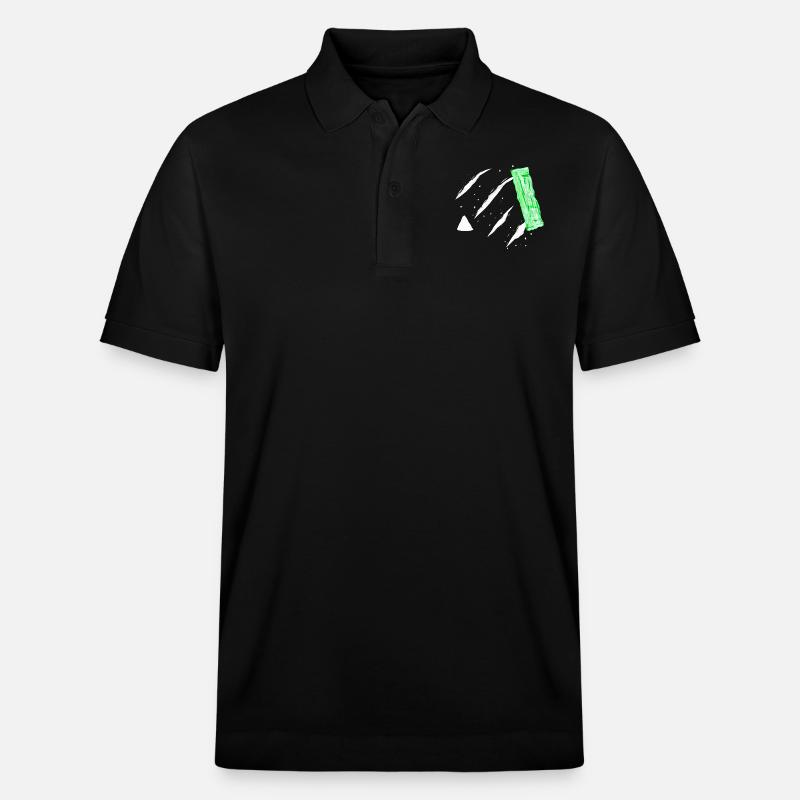 Ich konsumiere - Stanley/Stella Unisex Bio-Poloshirt PREPSTER - Schwarz