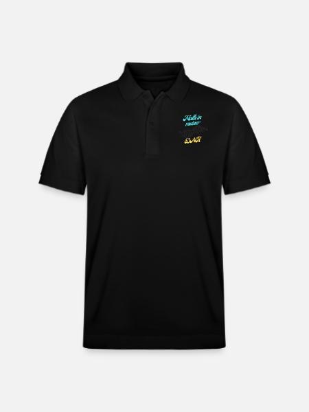 Malle dans mon ADN - Polo PREPSTER bio Stanley/Stella Unisexe - noir