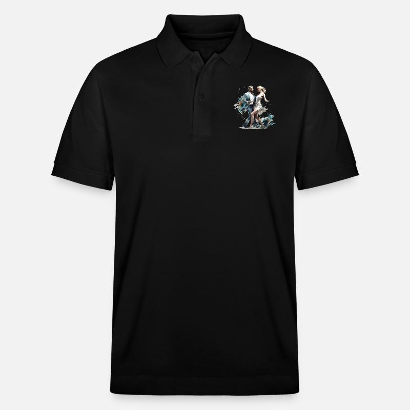 Danser est amusant - Polo PREPSTER bio Stanley/Stella Unisexe - noir