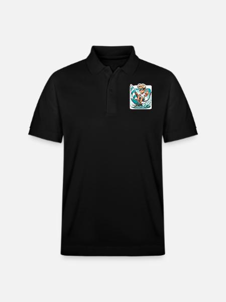 Surf - Polo PREPSTER bio Stanley/Stella Unisexe - noir