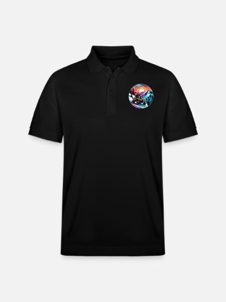 Quad & Off-Road - Stanley/Stella Unisex Organic Polo Shirt PREPSTER - black