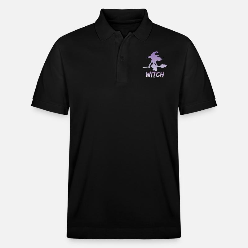 Witch - Stanley/Stella Unisex Bio-Poloshirt PREPSTER - Schwarz