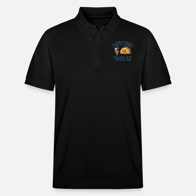 Lets Taco Bout It - Stanley/Stella Unisex Bio-Poloshirt PREPSTER - Schwarz