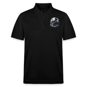 Mondschein-Requiem - Stanley/Stella Unisex Bio-Poloshirt PREPSTER - Schwarz - Vorne - Roxy (174cm) & Andy (188cm)