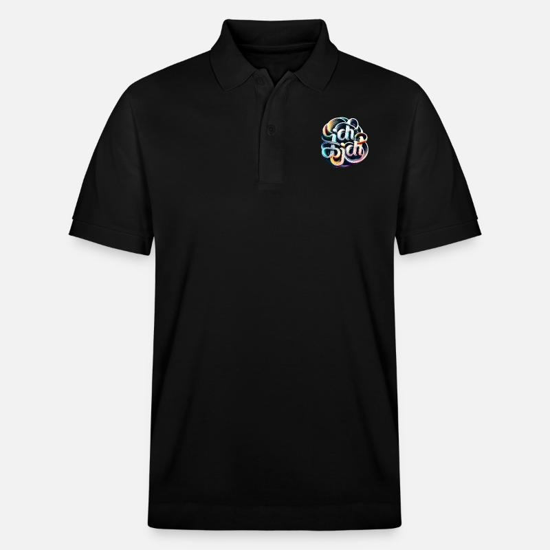 Selbstliebe im Wirbe - Stanley/Stella Unisex Bio-Poloshirt PREPSTER - Schwarz