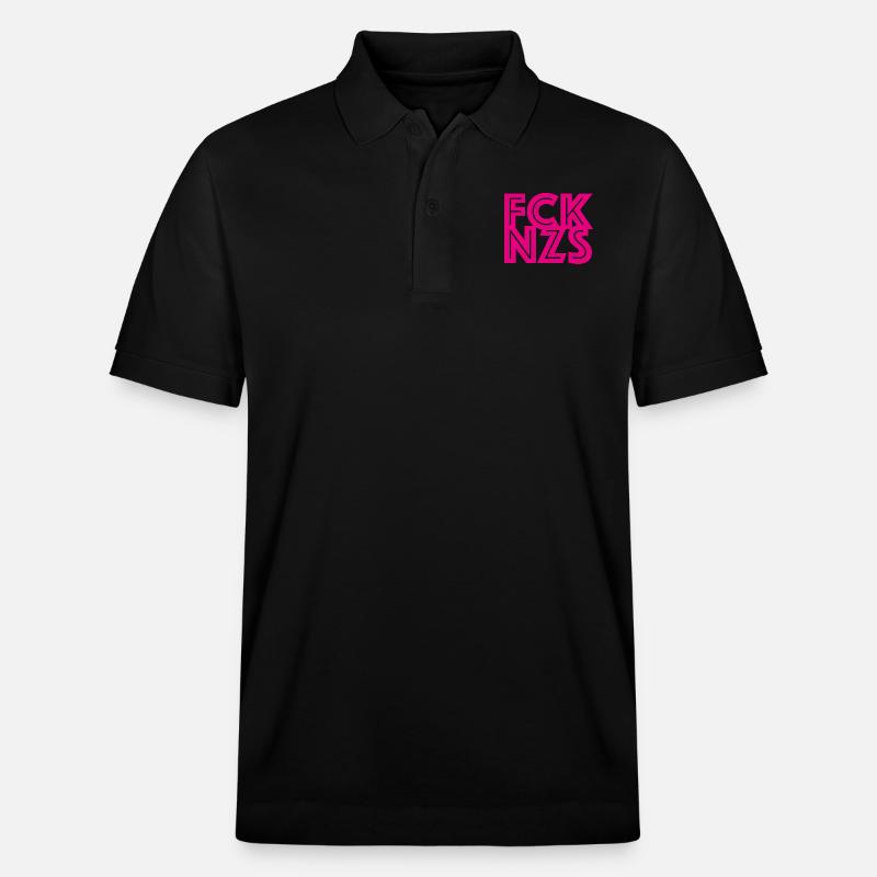 FCK NZS - Polo PREPSTER bio Stanley/Stella Unisexe - noir