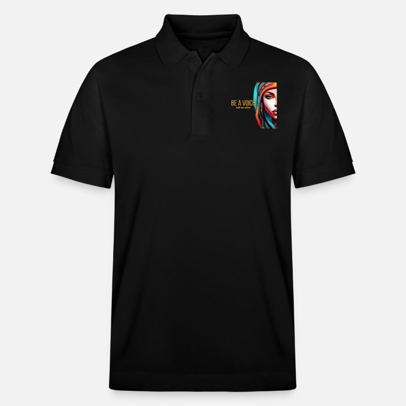 Sei eine Stimme - Stanley/Stella Unisex Bio-Poloshirt PREPSTER - Schwarz