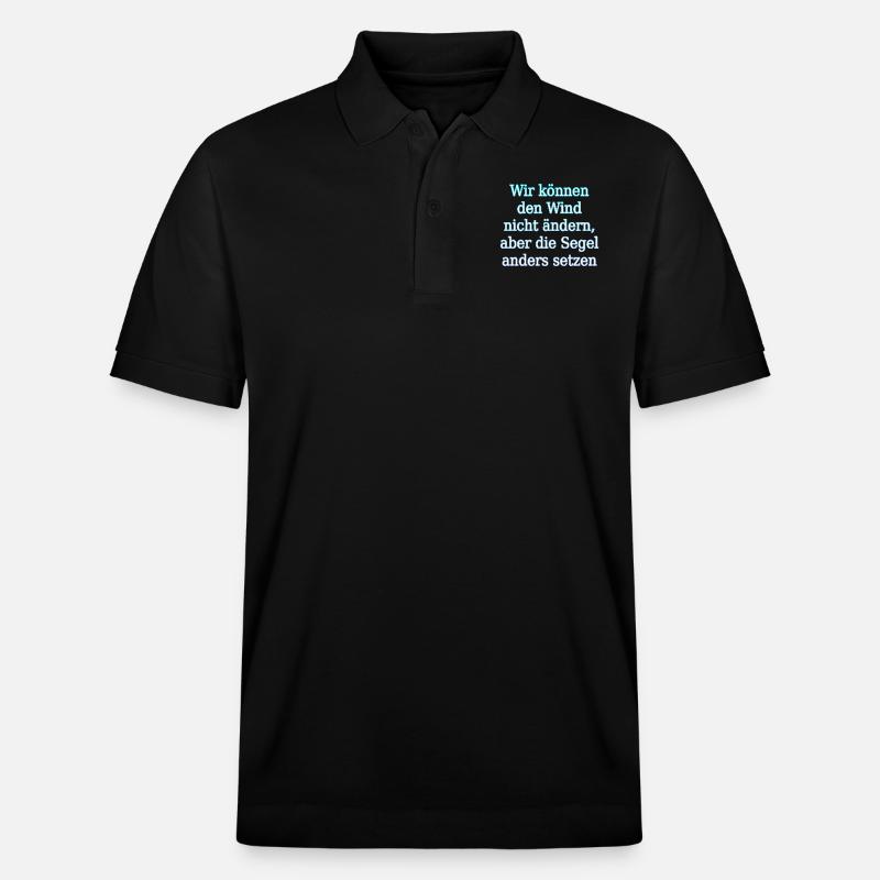 Segel setzen - Stanley/Stella Unisex Bio-Poloshirt PREPSTER - Schwarz