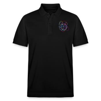 Cercles - Polo PREPSTER bio Stanley/Stella Unisexe - noir - Devant - Roxy (174cm) & Andy (188cm)