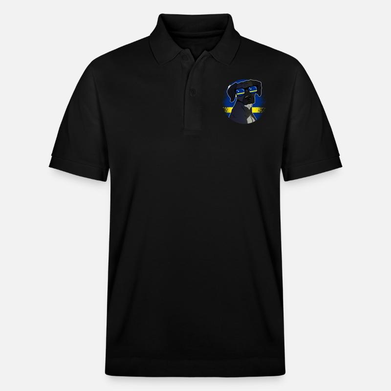 Curaçao - Stanley/Stella Unisex Bio-Poloshirt PREPSTER - Schwarz
