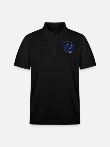 Guam - Stanley/Stella Unisex Organic Polo Shirt PREPSTER - black