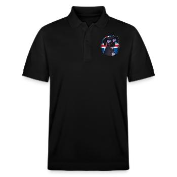Islande - Polo PREPSTER bio Stanley/Stella Unisexe - noir - Devant - Roxy (174cm) & Andy (188cm)