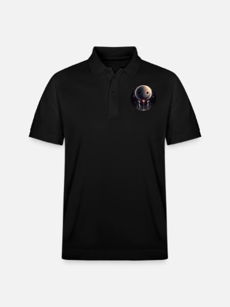 Planet of Hope - Stanley/Stella Unisex Organic Polo Shirt PREPSTER - black