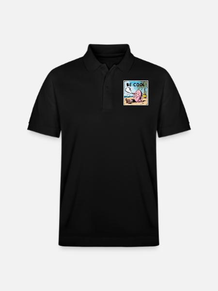 Be Cool Icecream - Stanley/Stella Unisex Bio-Poloshirt PREPSTER - Schwarz