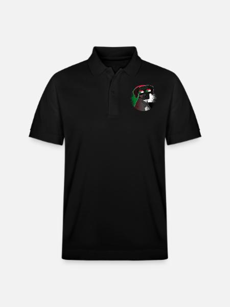 Sudan - Stanley/Stella Unisex Organic Polo Shirt PREPSTER - black