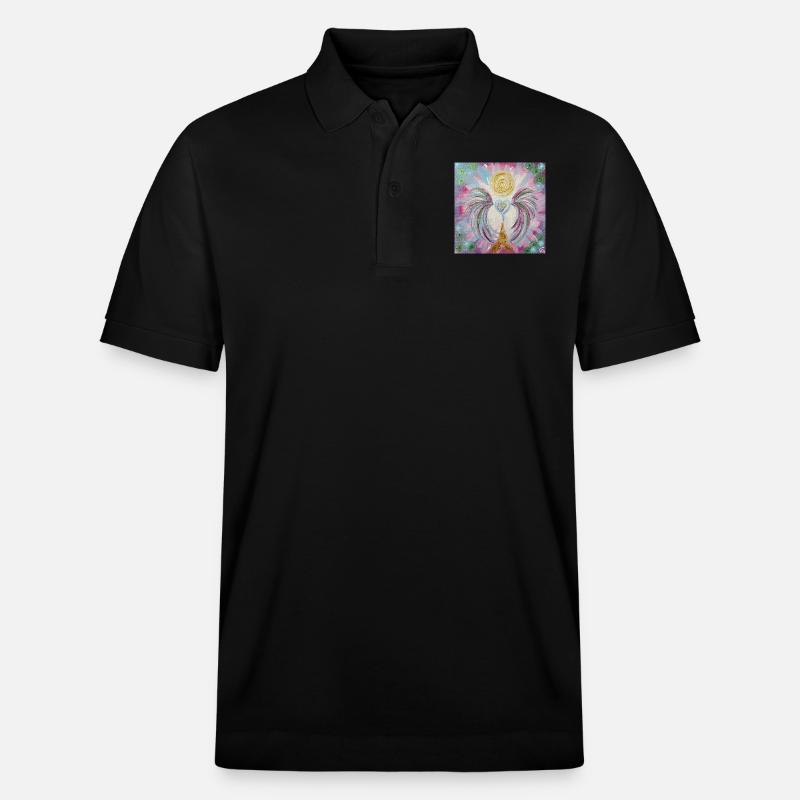 Herzengel Lichtleben - Stanley/Stella Unisex Bio-Poloshirt PREPSTER - Schwarz