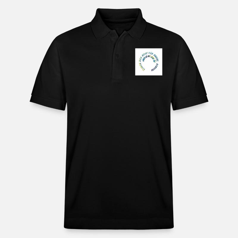 Regenbogenpruch - Stanley/Stella Unisex Bio-Poloshirt PREPSTER - Schwarz
