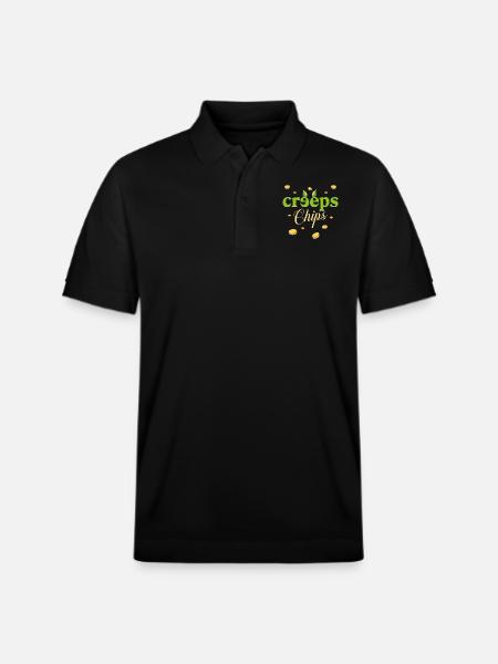Creeps Chips - La nouvelle tendance - Polo PREPSTER bio Stanley/Stella Unisexe - noir
