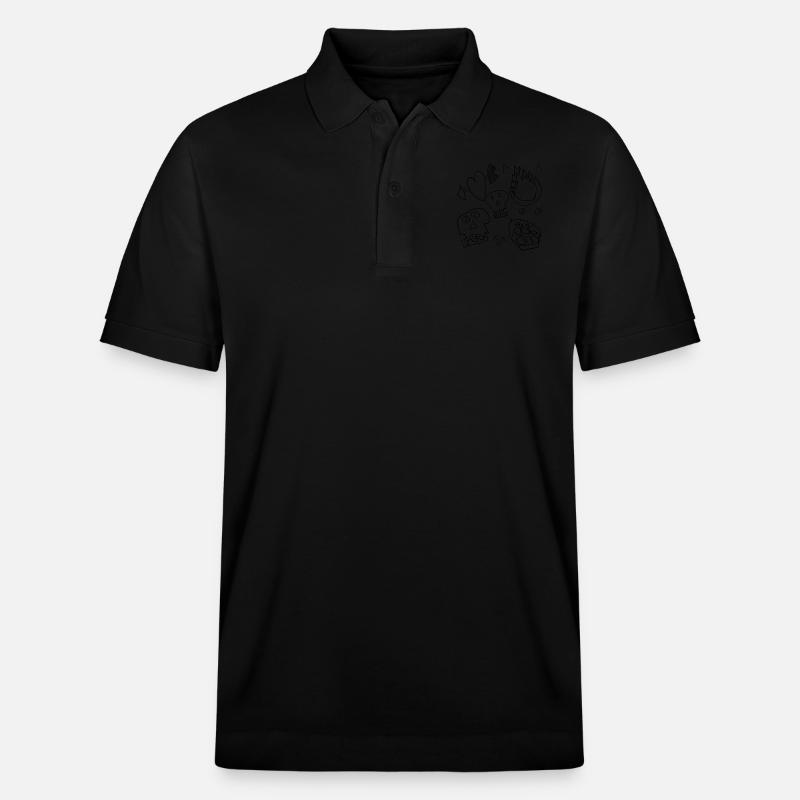 Die ausgefallensten - Stanley/Stella Unisex Bio-Poloshirt PREPSTER - Schwarz