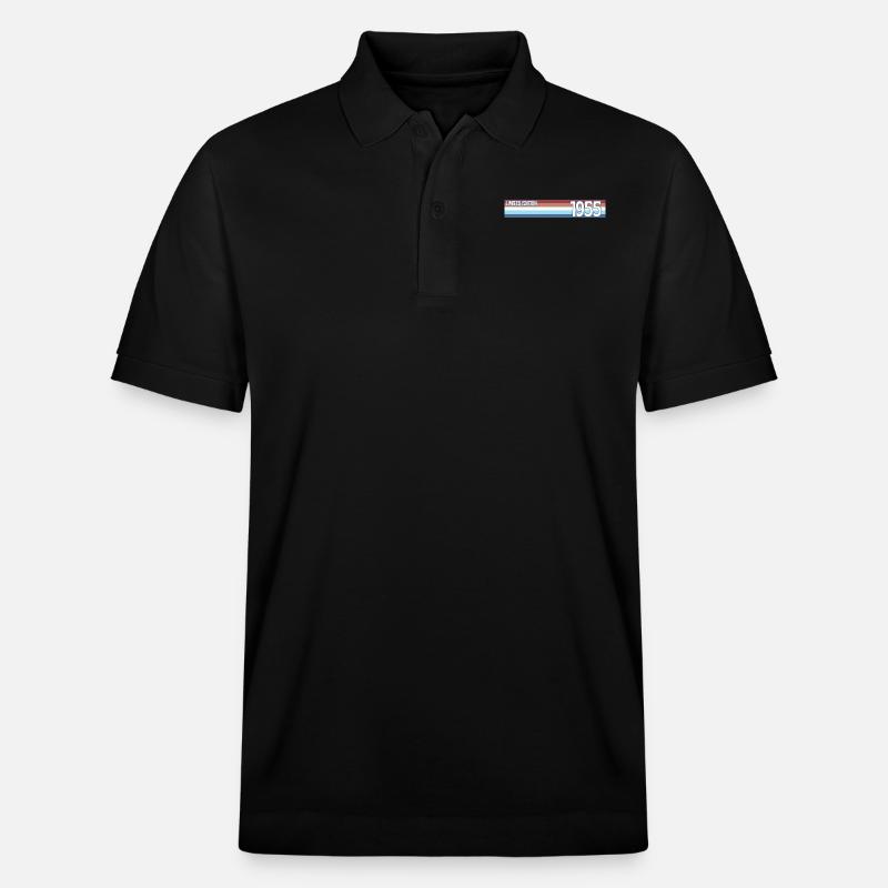 rétro 1955 limited edition - Polo PREPSTER bio Stanley/Stella Unisexe - noir