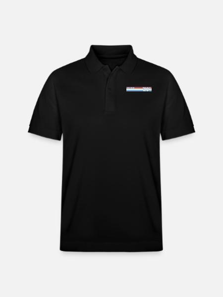 Retro 1984 Limitierte Auflage - Stanley/Stella Unisex Bio-Poloshirt PREPSTER - Schwarz