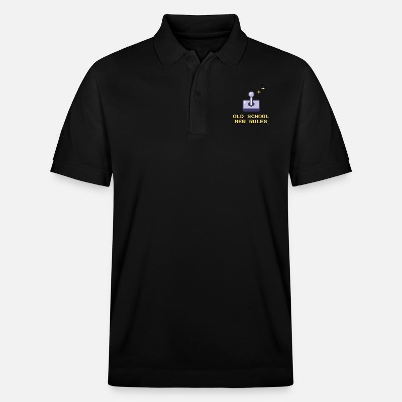 Alte Schule, neue Regeln - Stanley/Stella Unisex Bio-Poloshirt PREPSTER - Schwarz