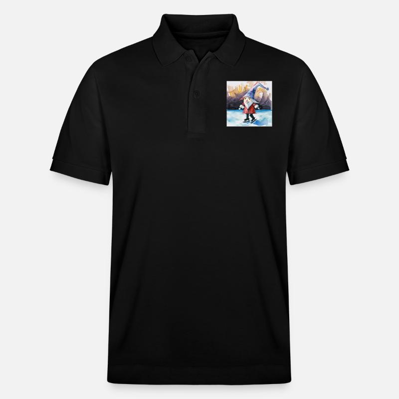 Je suis heureux - Polo PREPSTER bio Stanley/Stella Unisexe - noir
