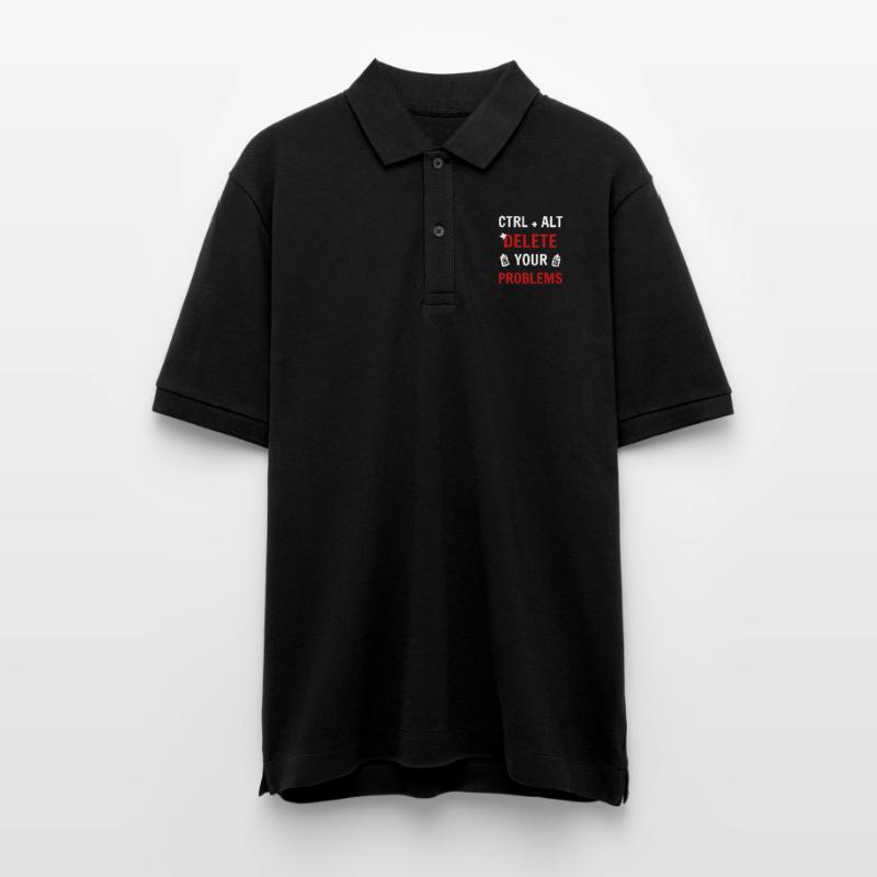 Ctrl + Alt + delete your problems programmierer Stanley/Stella Unisex Bio-Poloshirt PREPSTER