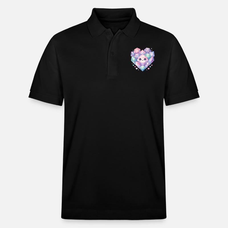Kristalle - Stanley/Stella Unisex Bio-Poloshirt PREPSTER - Schwarz