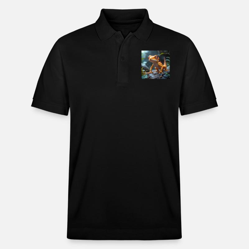 Gekkonius - Stanley/Stella Unisex Bio-Poloshirt PREPSTER - Schwarz