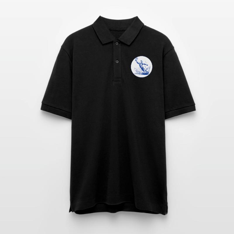 Goalkeeper (blue and white) Stanley/Stella Unisex Organic Polo Shirt PREPSTER