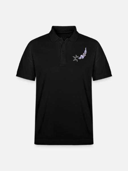 Zündkerze mit Farbänderungsfunktion - Stanley/Stella Unisex Bio-Poloshirt PREPSTER - Schwarz