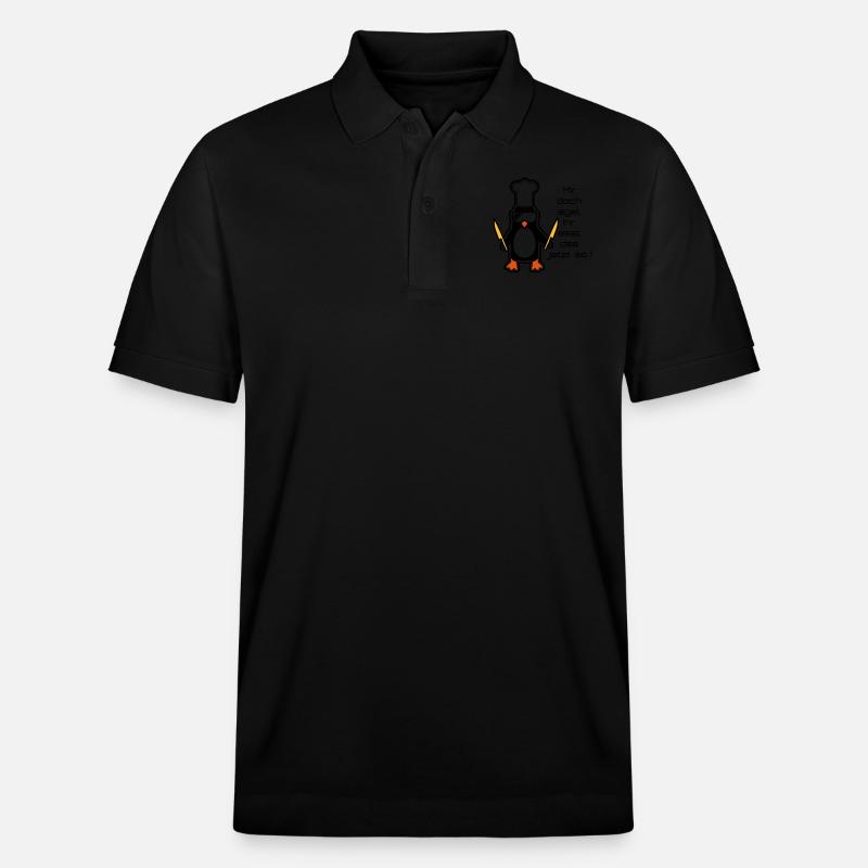 mir doch egal - Stanley/Stella Unisex Bio-Poloshirt PREPSTER - Schwarz