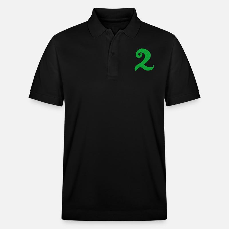 Nummer 2 - Stanley/Stella Unisex Bio-Poloshirt PREPSTER - Schwarz
