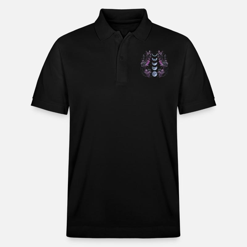 Phases de la Lune Noire - Polo PREPSTER bio Stanley/Stella Unisexe - noir