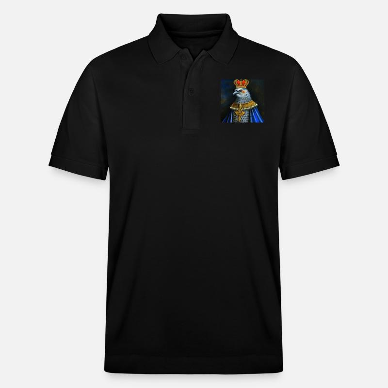 Aigle dans la couronne - Polo PREPSTER bio Stanley/Stella Unisexe - noir