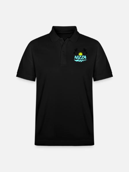 Nice - Stanley/Stella Unisex Organic Polo Shirt PREPSTER - black