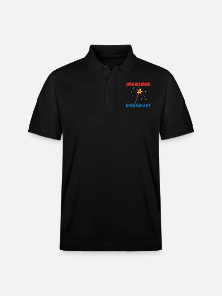 MAGIQUE ENSEIGNANT - Polo PREPSTER bio Stanley/Stella Unisexe - noir