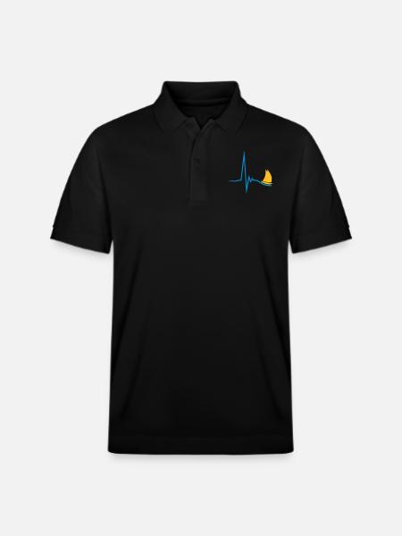 sailing_pulse_2c - Stanley/Stella Unisex Bio-Poloshirt PREPSTER - Schwarz