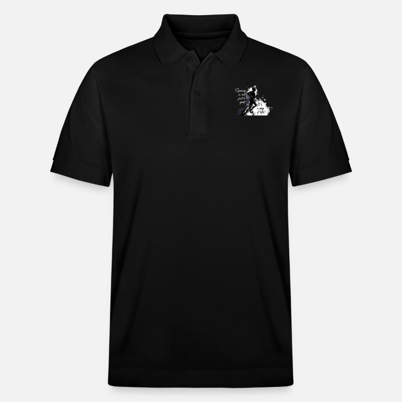 Läufer - Stanley/Stella Unisex Bio-Poloshirt PREPSTER - Schwarz