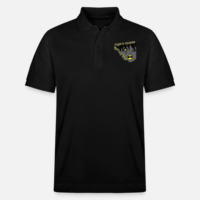 Anime pas Cartoon - Polo PREPSTER bio Stanley/Stella Unisexe - noir