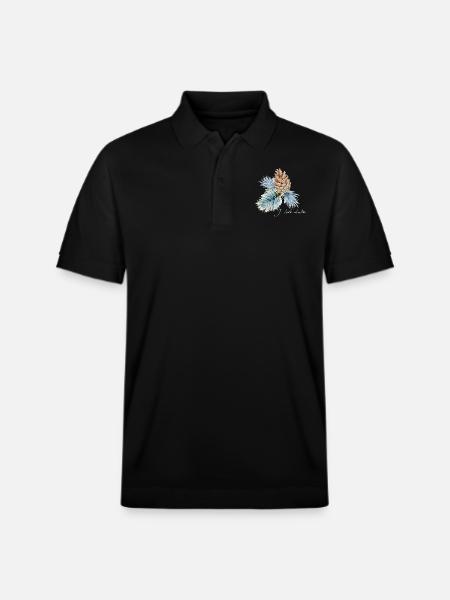 I love winter - Stanley/Stella Unisex Bio-Poloshirt PREPSTER - Schwarz