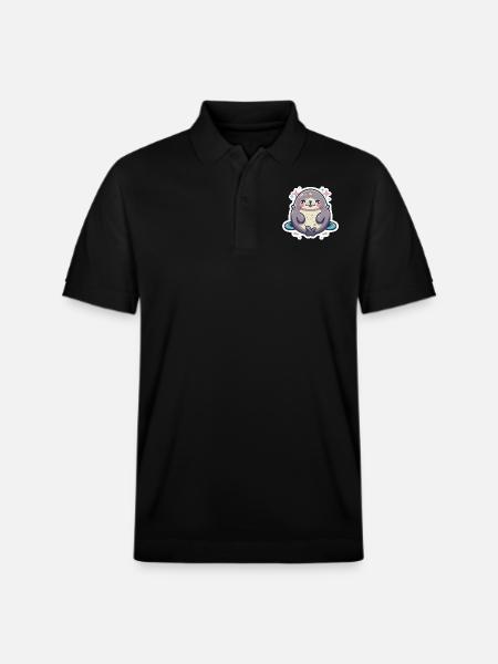 Seal Lover - Stanley/Stella Unisex Organic Polo Shirt PREPSTER - black