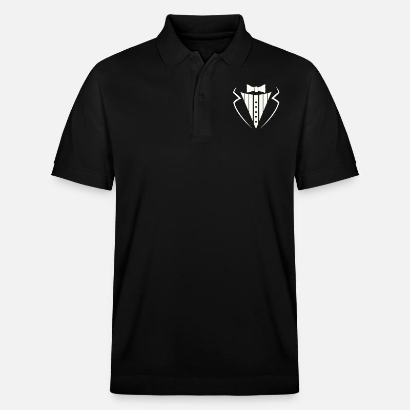 Costume Texedo - Polo PREPSTER bio Stanley/Stella Unisexe - noir