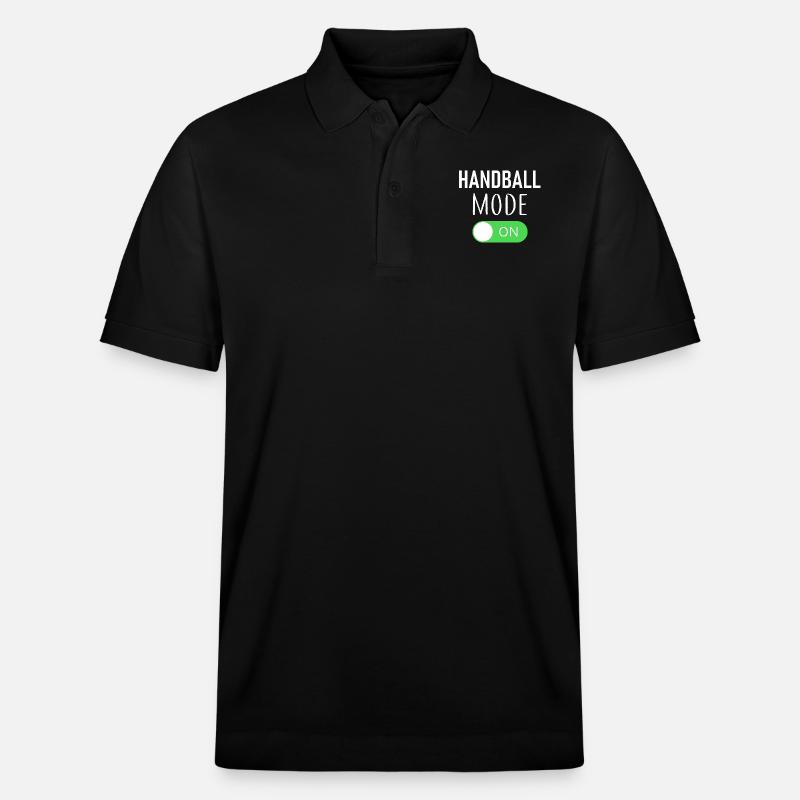 Handball Mode On - Stanley/Stella Unisex Bio-Poloshirt PREPSTER - Schwarz