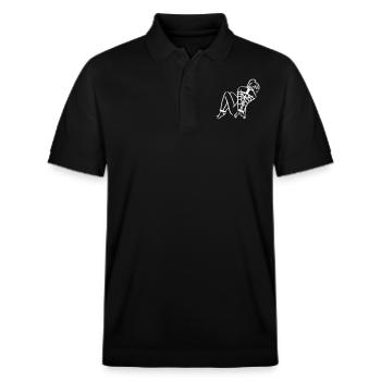esclavage - Polo PREPSTER bio Stanley/Stella Unisexe - noir - Devant - Roxy (174cm) & Andy (188cm)